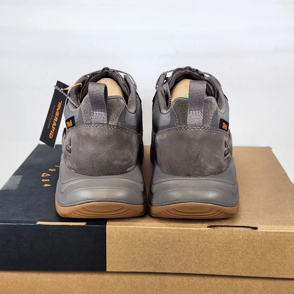 Teva Geotrecca Low RP Hiking Shoes Men Size 11 Dark Gull Grey Waterproof Sneaker